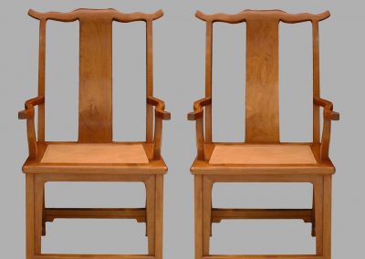 黃花梨 四出頭官帽椅一對